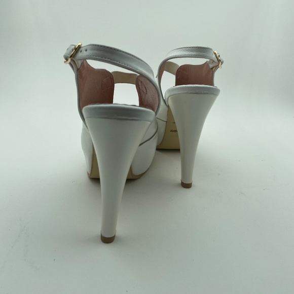 HANDMADE LEATHER WOMAN PLATFORM HEELS - Picture 11 of 12